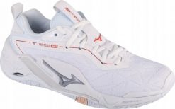 Mizuno Mizuno Wave Stealth Neo II X1GB240125 białe 38,5. Białe buty sportowe męskie Mizuno, bez wzorów, bez zapięcia, mizuno wave. Za 592.96 zł.