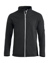 Clique Ducan kurtka unisex na zamek, wnętrze szczotkowane – black. Czarne kurtki męskie CLIQUE, xl, bez wzorów, bez kaptura. Za 240.07 zł.