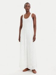 Vero Moda Sukienka koktajlowa Salina 10356493 Biały Regular Fit. Białe sukienki damskie Vero Moda, m, bez wzorów, z syntetyku, wizytowe, bez kołnierzyka, bez ramiączek. Za 249.99 zł.