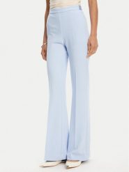 Imperial Spodnie palazzo P3E9JAW Błękitny Wide Leg. Niebieskie spodnie materiałowe damskie Imperial, bez wzorów, z materiału. Za 269.99 zł.
