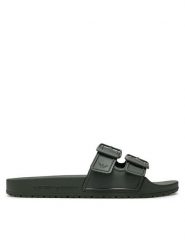 Emporio Armani Klapki XVPS09 XN998 S132 Khaki. Brązowe klapki męskie Emporio Armani, bez wzorów, z tworzywa sztucznego, bez zapięcia. Za 549.99 zł.