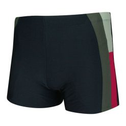 Bokserki Czarno-Zielone Kąpielowe, Kąpielówki, Plażowe, na Basen, do Pływania -DELFINOS. Zielone kąpielówki męskie Delfinos, s, bez wzorów, z elastanu. Za 29.00 zł.