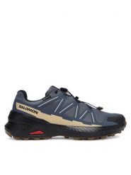 Salomon Buty do biegania Speedcross Peak Gtx L49144200 Czarny. Czarne buty sportowe męskie Salomon, bez wzorów, z materiału, bez zapięcia, do biegania. Za 549.99 zł.
