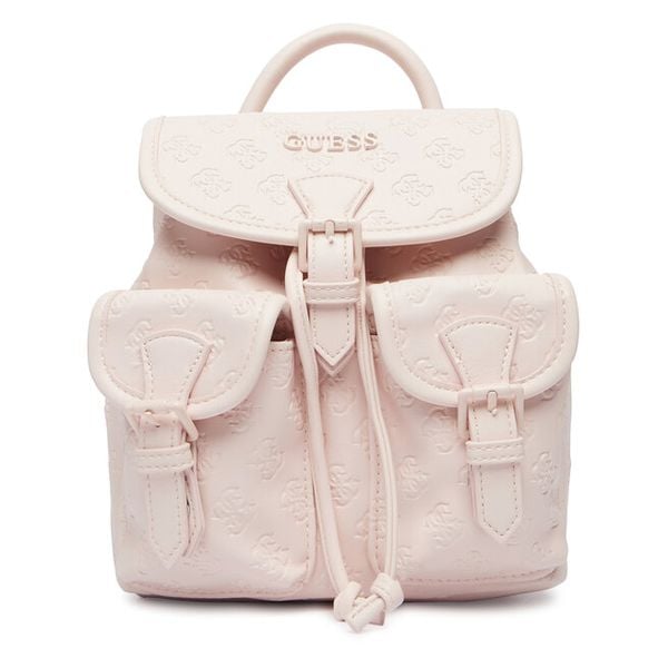 Plecak Guess. Czerwone plecaki damskie Guess, z aplikacjami. Za 265.99 zł.