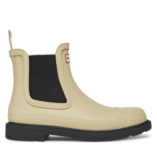 Kalosze Hunter. Brązowe kalosze damskie Hunter, bez wzorów, bez zapięcia. Za 239.99 zł.