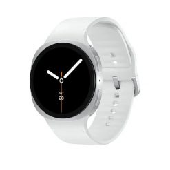 Inteligentny zegarek Samsung Galaxy Watch8 44mm Srebrny. Szare, cyfrowe zegarki męskie SAMSUNG, bez wzorów, srebrne. Za 1,286.85 zł.