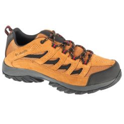 Buty trekkingowe męskie, Crestwood. Brązowe trekkingi męskie Columbia, z gumy, bez zapięcia. Za 279.99 zł.