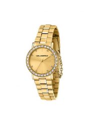 KARL LAGERFELD Zegarek R0553100503 Złoty. Żółte, analogowe zegarki damskie KARL LAGERFELD, złote. Za 959.99 zł.