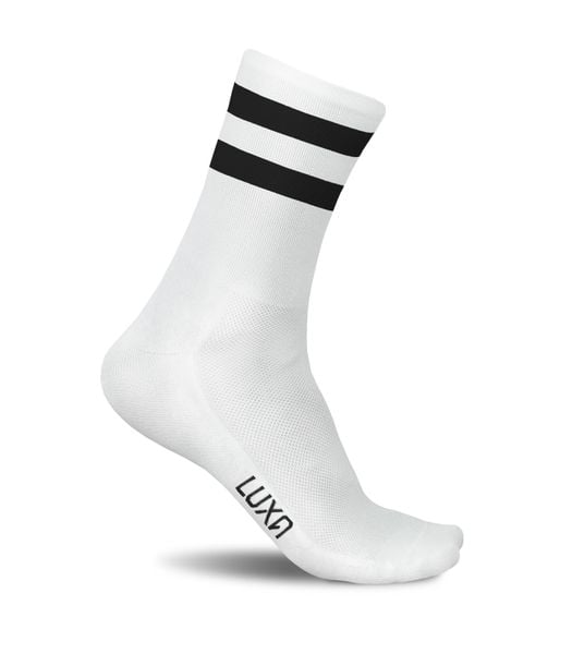 Skarpetki Rowerowe Unisex Luxa Night. Białe skarpetki damskie LUXA, bez wzorów, z materiału. Za 64.90 zł.