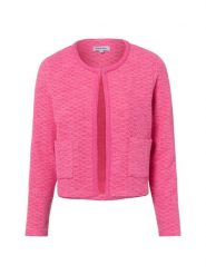 More & More Kardigan Kobiety Bawełna wyrazisty róż, 40. Czerwone kardigany damskie More & More, bez wzorów, z bawełny, eleganckie, bez kołnierzyka. Za 169.95 zł.