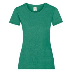 Koszulka Damska Valueweight. Czerwone bluzki damskie fruit of the loom, xs, bez wzorów, sportowe, bez kołnierzyka, bez ramiączek. Za 35.99 zł.