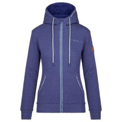 Bluza damska Kilpi ERRY-W. Niebieskie bluzy damskie Kilpi, xs, bez wzorów, casualowe, bez ramiączek, bez kaptura. Za 189.67 zł.
