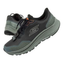 Buty sportowe męskie Skechers Go Run. Szare buty sportowe męskie Skechers, bez wzorów, z materiału, bez zapięcia. Za 369.00 zł.