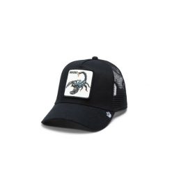 Czapka z daszkiem Goorin Bros. The Deadliest Scorpion Trucker 101-1687-BLK. Czarne czapki damskie Goorin Bros, bez wzorów. Za 165.00 zł.