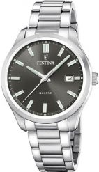 Zegarek męski Festina F20736-5 srebrny. Szare zegarki męskie Festina, bez wzorów, srebrne. Za 489.00 zł.