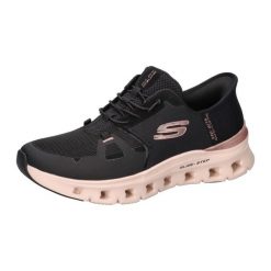 Buty sportowe damskie Skechers Glide step Pro radiant Stride. Czarne obuwie sportowe damskie Skechers, bez wzorów, bez zapięcia. Za 690.00 zł.