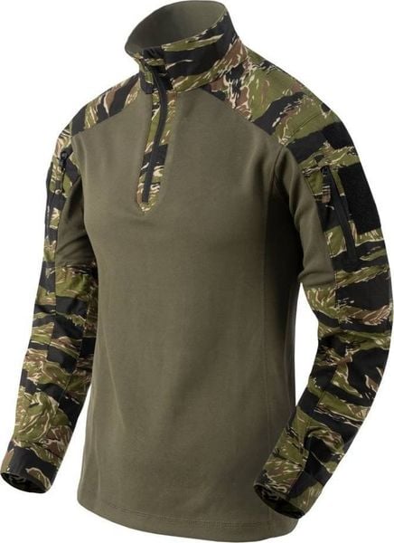 Helikon-Tex Helikon - Bluza MCDU Combat Shirt - Tiger / Olive. Zielone bluzy męskie HELIKON-TEX, m, bez wzorów, bez ramiączek, bez kaptura. Za 299.99 zł.