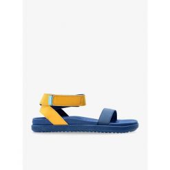 Sandały turystyczne damskie Native Juliet Sugarlite. Niebieskie sandały damskie Native Shoes, bez wzorów, bez obcasa, bez zapięcia. Za 129.99 zł.