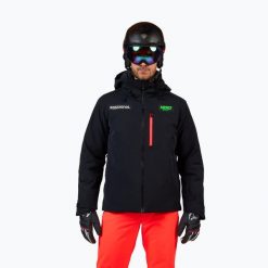 Kurtka narciarska Rossignol Hero Blackside Insulated Black - M. Czarne kurtki sportowe męskie Rossignol, na zimę, m, bez wzorów, bez kaptura, narciarskie. Za 2,179.00 zł.