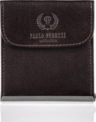 Paolo Peruzzi MAŁY PORTFEL MĘSKI SKÓRZANY BANKNOTÓWKA T-10-BR. Portfele męskie Paolo Peruzzi, bez wzorów. Za 76.05 zł.