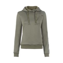 Damska bluza z kapturem zapinana na zamek Cavallo Raiana. Zielone bluzy damskie CAVALLO, bez wzorów, sportowe, bez ramiączek, z kapturem. Za 322.50 zł.