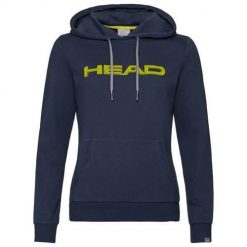 Bluza z kapturem damska CLUB ROSIE. Niebieskie bluzy damskie Head, m, bez wzorów, z bawełny, biznesowe, bez ramiączek, z kapturem. Za 206.00 zł.