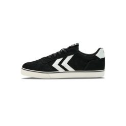Buty sportowe z zamszu Hummel Stadil Lx-E. Czarne buty sportowe męskie Hummel, bez wzorów, bez zapięcia. Za 340.00 zł.