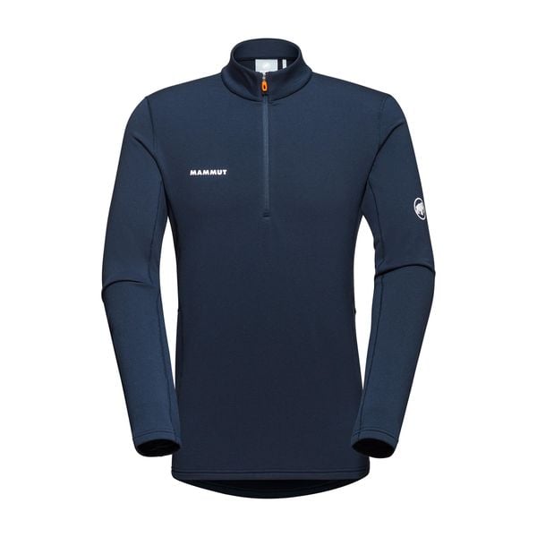 Bluza trekkingowa męska Mammut Aenergy ML Half Zip Pull. Niebieskie bluzy męskie Mammut, na zimę, m, bez wzorów, sportowe, bez ramiączek, bez kaptura. Za 429.99 zł.