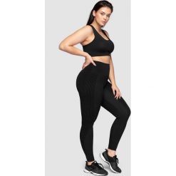 Legginsy treningowe z wysokim stanem 4FPro SPDF414 - czarny. Czarne legginsy damskie 4F, bez wzorów, z jersey. W wyprzedaży za 129.99 zł.