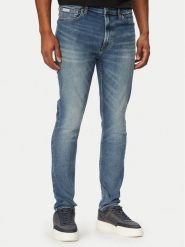 Calvin Klein Jeans Jeansy LV04RG793G Niebieski Skinny Fit. Niebieskie jeansy męskie Calvin Klein Jeans, z bawełny. Za 409.99 zł.