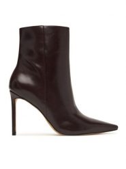 Aldo Botki Guavaberry 14116128 Brązowy. Brązowe botki damskie Aldo, bez wzorów, ze skóry, bez obcasa, na szpilce, bez zapięcia. Za 559.99 zł.
