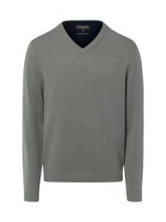 Finshley & Harding sweter z dzianiny z dodatkiem kaszmiru Mężczyźni Bawełna szary, XL. Szare swetry męskie Finshley & Harding, m, bez wzorów, z bawełny, eleganckie, bez kołnierzyka, bez ramiączek. Za 299.95 zł.