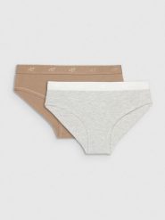 4F Bielizna figi (2-pack) damskie - multikolor M. Majtki damskie 4F. W wyprzedaży za 39.99 zł.