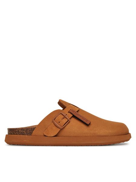 D.Franklin Klapki DFSH407002 Brązowy. Brązowe klapki damskie D.Franklin, bez wzorów, ze skóry, bez obcasa, bez zapięcia. Za 459.99 zł.