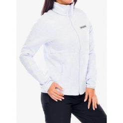 Bluza polarowa damska Columbia Sweater Weather Full Zip II. Niebieskie bluzy damskie Columbia, xs, bez wzorów, z polaru, sportowe, bez ramiączek, bez kaptura. Za 266.99 zł.