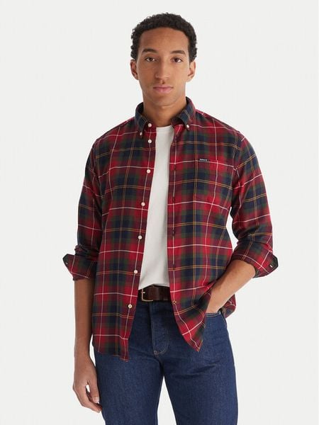 Barbour Koszula Fortrose MSH4991TN69 Kolorowy Tailored Fit. Koszule męskie Barbour, m, bez wzorów, z bawełny, bez kołnierzyka, bez ramiączek. Za 359.99 zł.