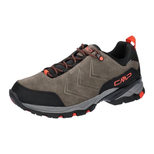 Buty trekkingowe męskie niskie CMP MELNICK skóra naturalna wodoodporne. Brązowe trekkingi męskie CMP, z gumy, przed kostkę, bez zapięcia. Za 359.00 zł.