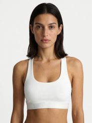 Guess Biustonosz top O6GC04 KE831 Écru. Biustonosze Guess, z aplikacjami. Za 159.99 zł.