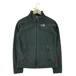 Second life - Kurtka polarowa TNF Black dla kobiet - Stan dobry. Czarne kurtki sportowe damskie The North Face, s, bez wzorów, z materiału, bez ramiączek, bez kaptura, trekkingowe. Za 114.17 zł.