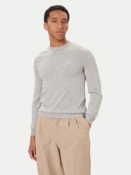 Guess Sweter M5YR26 Z0122 Szary Slim Fit. Szare swetry męskie Guess, m, z aplikacjami, z syntetyku, bez kołnierzyka, bez ramiączek. Za 399.99 zł.