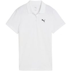 Koszulka Puma Ess Polo, Kobiety. Białe koszulki sportowe damskie Puma, bez wzorów, z bawełny, bez ramiączek. Za 190.00 zł.