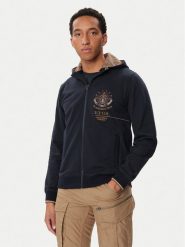 Aeronautica Militare Bluza 262FE2131UF00662 Granatowy Regular Fit. Niebieskie bluzy męskie Aeronautica Militare, m, bez wzorów, bez ramiączek, bez kaptura. Za 749.99 zł.