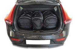 Torby Do Bagażnika Volvo V40 Hatchback 2012-2019 3Szt Kjust. Czarne torby podróżne damskie KJUST, bez wzorów, z kauczuku. Za 925.00 zł.