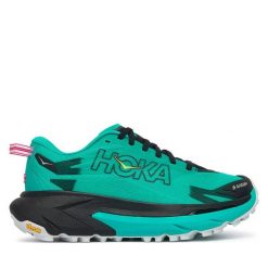 Buty do biegania Hoka. Zielone obuwie sportowe damskie HOKA, bez wzorów, bez zapięcia, do biegania. Za 849.99 zł.
