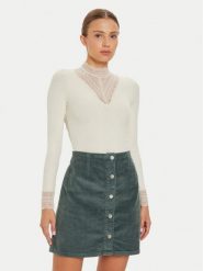 ONLY Bluzka Tilde 15207788 Beżowy Stretch Fit. Brązowe bluzki damskie ONLY, l, bez wzorów, z wiskozy, bez kołnierzyka, bez ramiączek. Za 119.99 zł.