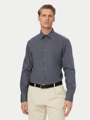 BOSS Koszula H-Hank-Kent-C1-214 50469345 Niebieski Slim Fit. Niebieskie koszule męskie Boss, m, bez wzorów, z bawełny, bez kołnierzyka, bez ramiączek. Za 399.99 zł.