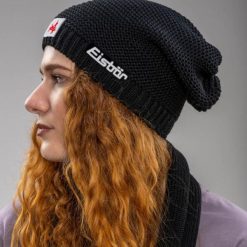 Czapka Eisbar Corson OS MÜ SA. Czarne czapki męskie Eisbar, bez wzorów, z wełny. Za 182.23 zł.