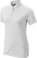 Wilson Staff morele Koszulka golfowa Wilson SCALLOPED COLLAR POLO (damska, biała, rozm. L). Białe bluzki damskie Wilson Staff, l, bez wzorów, bez kołnierzyka, bez ramiączek. Za 187.95 zł.