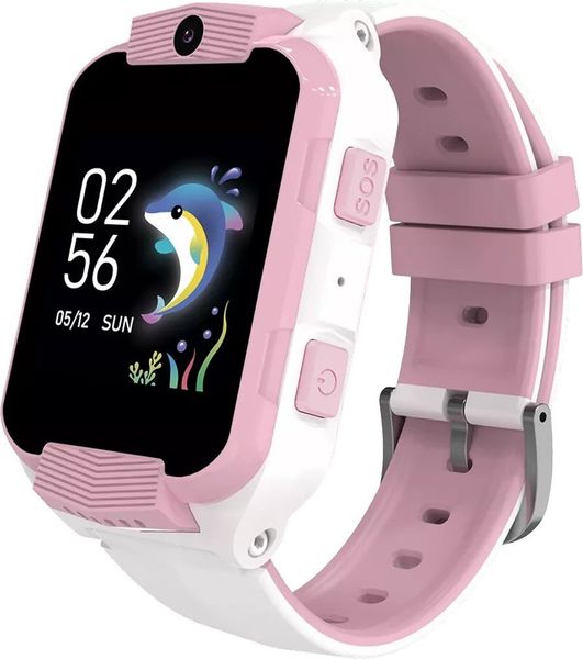 Smartwatch Canyon KW-41 Różowy (CNE-KW41WP). Czerwone zegarki smartwatch Canyon, bez wzorów. Za 569.49 zł.