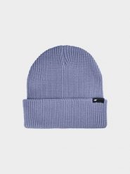 4F Czapka zimowa męska - niebieska L. Niebieskie czapki męskie 4F, na zimę, bez wzorów, z materiału. Za 59.99 zł.